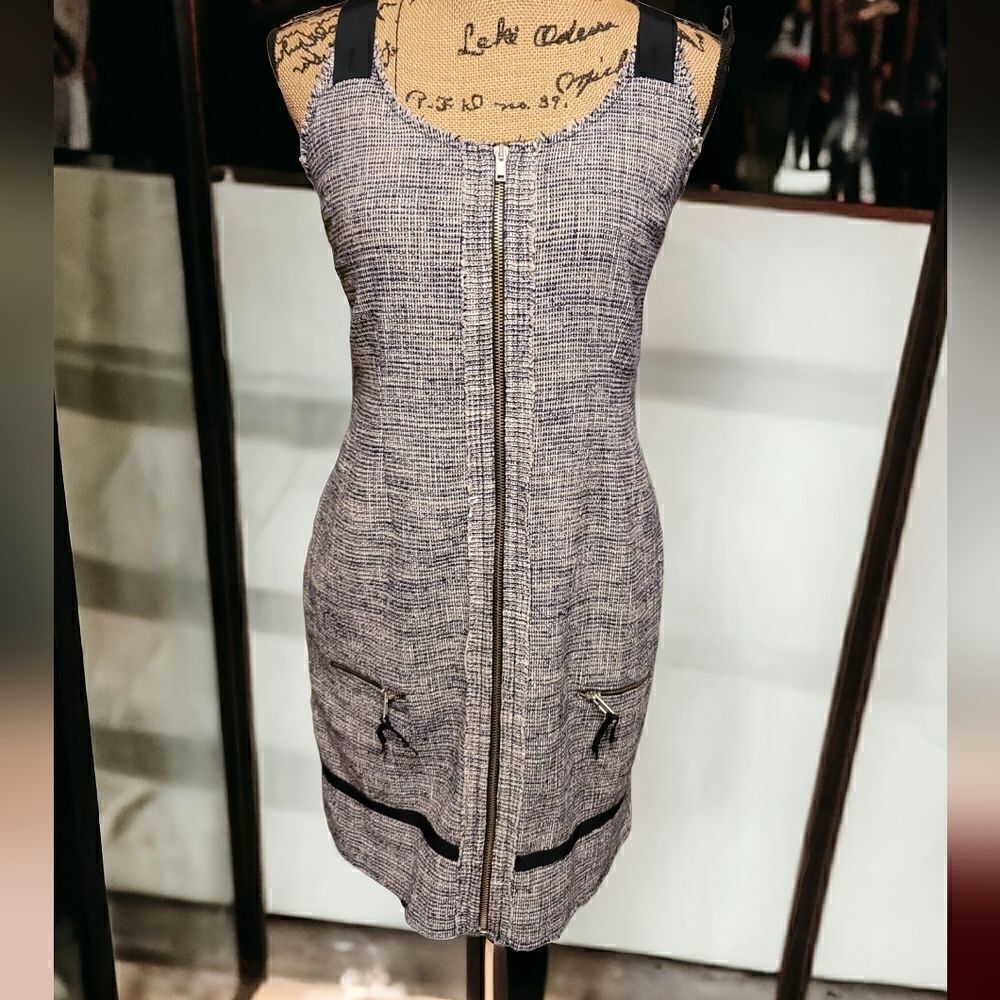 girl.by Band of Outsiders Tweed Mini Dress Size 2/ Oversized